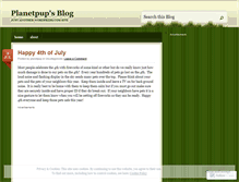 Tablet Screenshot of planetpup.wordpress.com