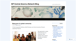 Desktop Screenshot of centralamericablog.wordpress.com