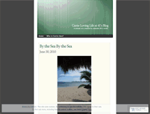 Tablet Screenshot of carrielovinglifeat41.wordpress.com