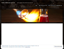Tablet Screenshot of dontthinkjusteatsd.wordpress.com