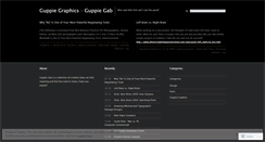 Desktop Screenshot of guppiegraphics.wordpress.com