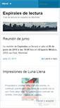 Mobile Screenshot of espiralesdelectura.wordpress.com