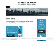 Tablet Screenshot of espiralesdelectura.wordpress.com
