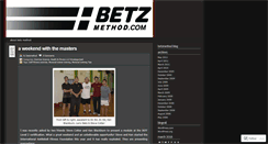 Desktop Screenshot of betzmethod.wordpress.com