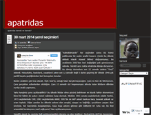 Tablet Screenshot of apatridas.wordpress.com