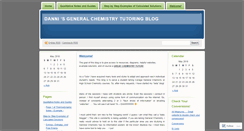 Desktop Screenshot of dannimay.wordpress.com