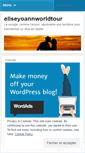 Mobile Screenshot of eliseyoannworldtour.wordpress.com