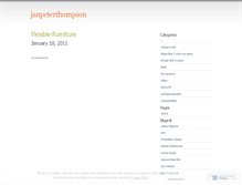 Tablet Screenshot of janpeterthompson.wordpress.com