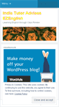 Mobile Screenshot of indietutor.wordpress.com