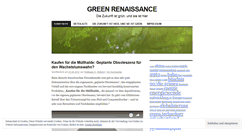 Desktop Screenshot of greenren.wordpress.com