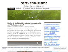 Tablet Screenshot of greenren.wordpress.com