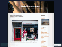 Tablet Screenshot of nakedlandscapes.wordpress.com