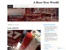 Tablet Screenshot of abeernewworld.wordpress.com
