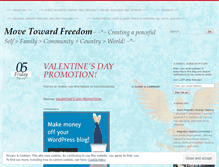 Tablet Screenshot of movetowardfreedom.wordpress.com
