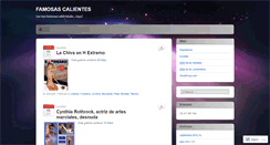 Desktop Screenshot of famosascalientes.wordpress.com