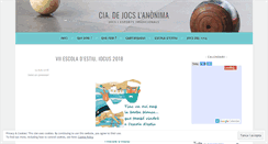 Desktop Screenshot of jocsanonima.wordpress.com