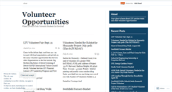 Desktop Screenshot of ltuvolunteer.wordpress.com