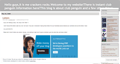 Desktop Screenshot of crackersrocks4.wordpress.com