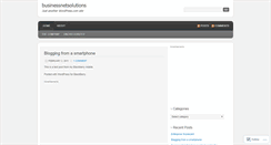 Desktop Screenshot of businessnetsolutions.wordpress.com