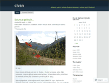 Tablet Screenshot of civanaziz.wordpress.com