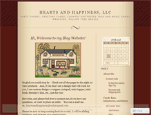 Tablet Screenshot of heartsandhappiness.wordpress.com