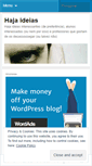 Mobile Screenshot of hajaideias.wordpress.com