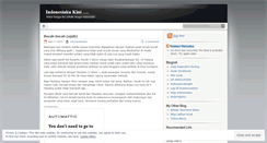 Desktop Screenshot of indonesiakukini.wordpress.com