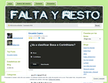 Tablet Screenshot of faltayresto.wordpress.com