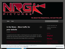 Tablet Screenshot of nrgpictures.wordpress.com