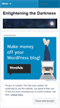 Mobile Screenshot of enlighteningthedarkness.wordpress.com