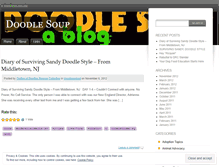 Tablet Screenshot of doodlesoup.wordpress.com