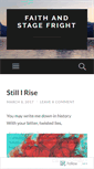 Mobile Screenshot of faithandstagefright.wordpress.com