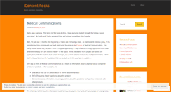 Desktop Screenshot of icontentrocks.wordpress.com
