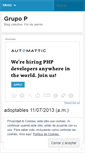 Mobile Screenshot of grupop.wordpress.com