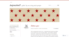 Desktop Screenshot of anjeawhat.wordpress.com