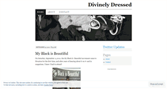 Desktop Screenshot of divinelydressed.wordpress.com