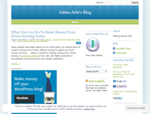 Tablet Screenshot of jabbajobs.wordpress.com