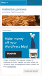 Mobile Screenshot of mainelycupcakes.wordpress.com