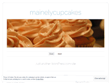 Tablet Screenshot of mainelycupcakes.wordpress.com