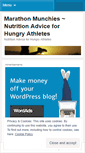 Mobile Screenshot of marathonmunchies.wordpress.com
