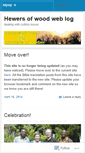 Mobile Screenshot of hewersofwood.wordpress.com