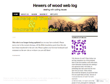 Tablet Screenshot of hewersofwood.wordpress.com