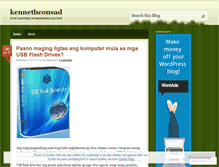 Tablet Screenshot of kennethconsad.wordpress.com