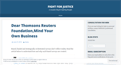Desktop Screenshot of legalfighter.wordpress.com