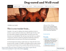 Tablet Screenshot of dogearedandwellread.wordpress.com