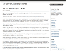 Tablet Screenshot of mybarrieraudiexperience.wordpress.com