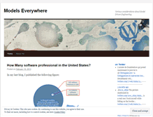 Tablet Screenshot of modelseverywhere.wordpress.com