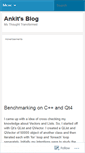 Mobile Screenshot of ankit17.wordpress.com