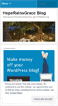 Mobile Screenshot of hoperainsgrace.wordpress.com