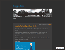 Tablet Screenshot of christopherbosse.wordpress.com